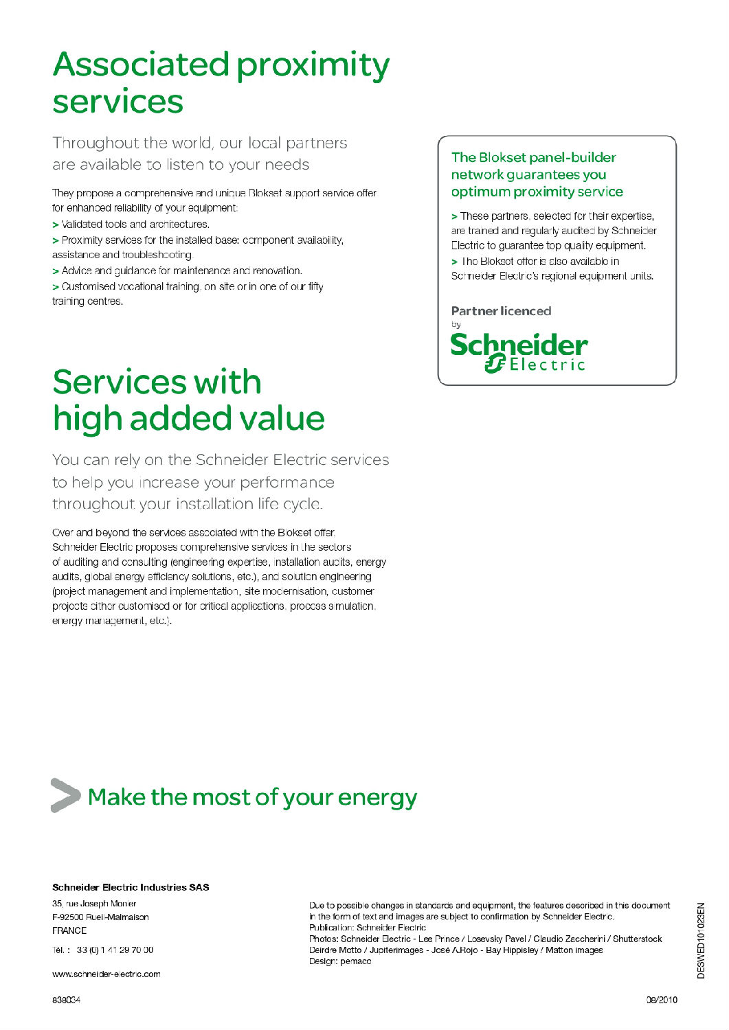 施耐德BlokSeT低壓柜英文說明書 施耐德BlokSeT低壓柜英文說明書